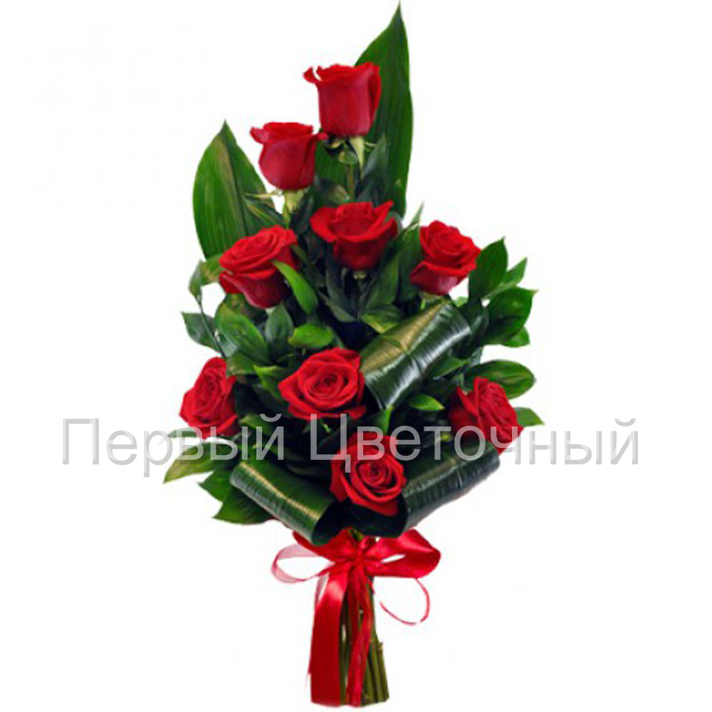 Мужской букет из красных роз в Ставрополе